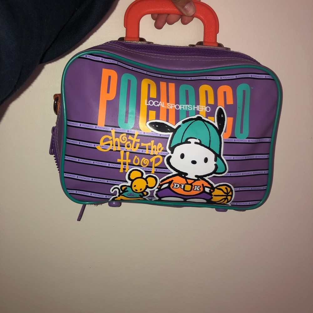Dumbgood X Sanrio Pochacco Suitcase Purse